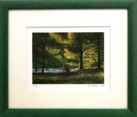  PRODÁNO. Martin Bouda - Podél Orlice - grafika